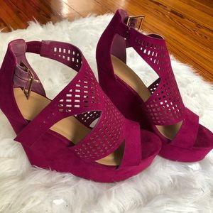 Magenta wedges